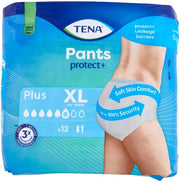 TENA PANTS PROTECT PLUS XL X12