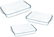 BORO GLASS TRIS PIROFILE RETTANGOLARI