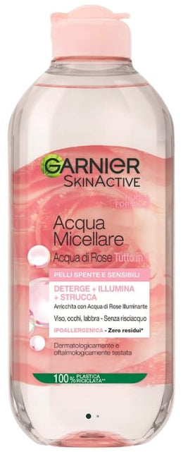 GARNIER ACQUA MICELLARE 400ML ACQUA ROSE