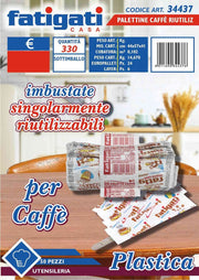 PALETTINE X CAFFE' 50PZ IMBUSTATE RIUTIL