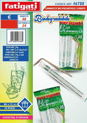 CANNUCCE BIBITA BIO PIEG. 50PZ 6788