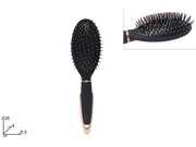 SPAZZOLA OVALE NERA E BRONZO 56458 2ESSE
