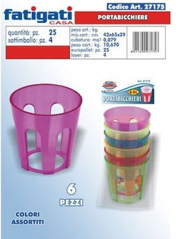 PORTA BICCHIERI 6PZ ART. 27175