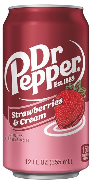 DR PEPPER STRAWBERRIES & CREAM 355ML