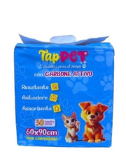 TAP PET TRAVERSINE ANIMALI 60X90 30PZ CARBONE ATTIVO