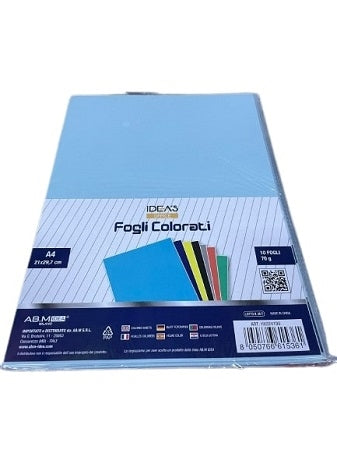 FOGLIO AZZURRO A4 75GR 10PZ