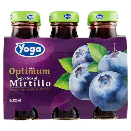 YOGA OPTIMUM SUCCO VETRO MIRTILLO T6 750ML