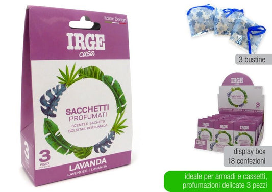 IRGE SACCHETTI PROFUMATI 3PZ LAVANDA