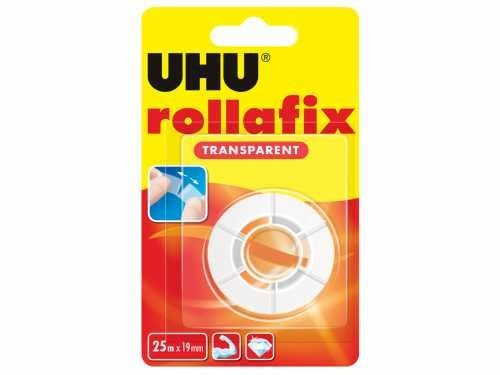 UHU ROLLAFIX TRASP 25MT