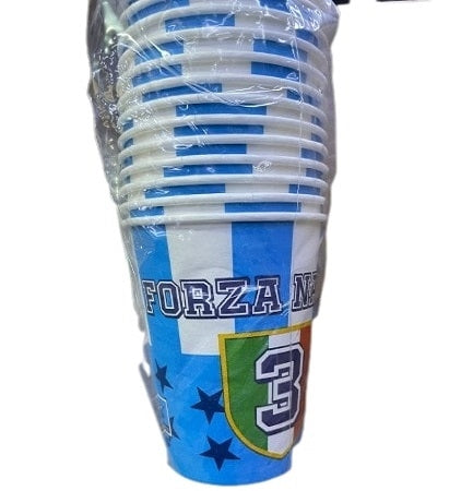 BICC.CARTA 50PZ 210ML FORZA NAPOLI 3