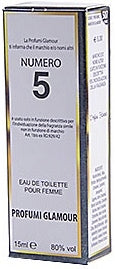 PROFUMO GLAMOUR 15ML NUMERO 5