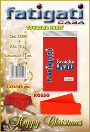 TOVAGLIA PARTY 137X180 32250 ROSSO