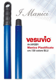 VESUVIO MANICO PLASTIFICATO BLU 130CM