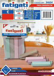 PINZE CHIUDIPACCHI 4PZ 8CM 34634