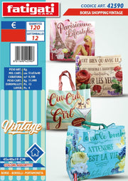 BORSA SHOPPING VINTAGE 45X40X19 42590