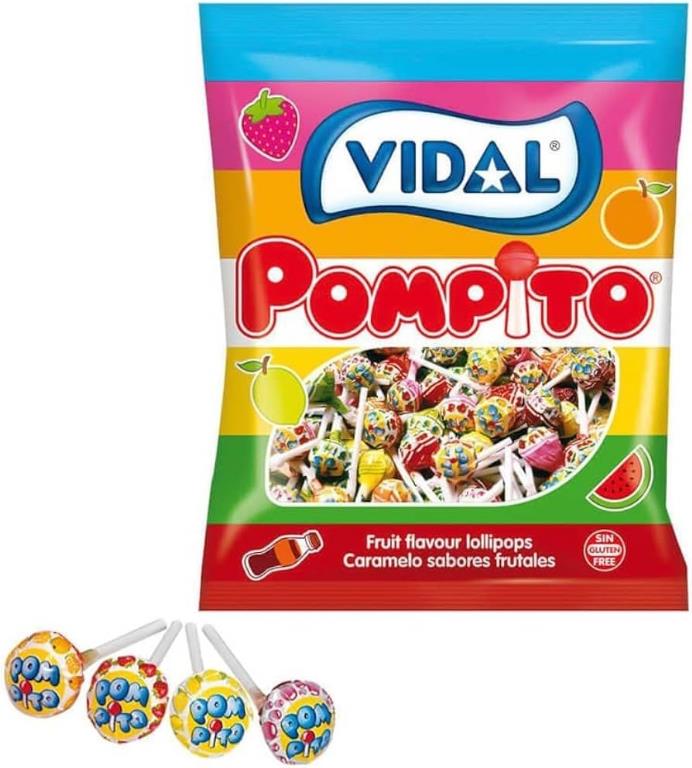 VIDAL POMPITO LOLLIPOPS 100G