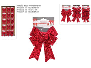 NATALE FIOCCHI ROSSI CON PAILETTES ROSSE 2ESSE