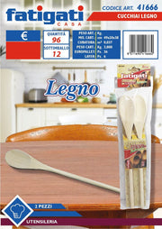 CUCCHIAIO LEGNO 2PZ FATIGATI