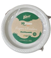 THE BEST PIATTI 20PZ BIANCHI PIANI