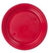 THE BEST PIATTI 20PZ PIANI ROSSO RIUTILIZZABILI