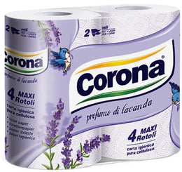 CORONA CARTA IGIENICA 4 ROTOLI LAVANDA