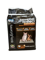 BILLY & GENNY TAPPETINI ANIMALI CARBONI 60X90 10PZ
