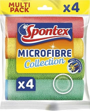SPONTEX PANNI MICROFIBRA X4