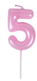 CANDELINA ROSA CM.6 NUMERO 5 GOAT