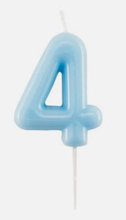 CANDELINA BLU CM.6 NUMERO 4 GOAT