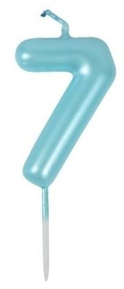 CANDELINA BLU CM.6 NUMERO 7 GOAT