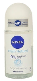 NIVEA DEO ROLL-ON 50ML FRESH NATURAL