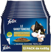 PURINA FELIX GHIOTTONERIE SALMONE E ZUCCHINE T4 340G