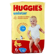 HUGGIES UNISTAR PANNOLINI MIS.6 12PZ