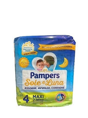 PAMPERS NEW PANNOLINI SOLE/LUNA 4 MIS 17PZ