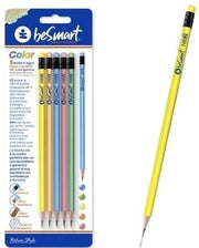 MATITE COLOR CON GOMMA 5PZ BE SMART