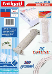 CORDA COTONE 15MT 100GR 33201