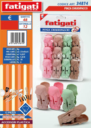 PINZA CHIUDIPACCHI 12PZ ART.34874