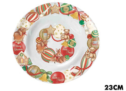 NATALE PIATTO FONDO CM23 1644-3152 IBCT