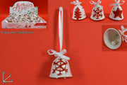 NATALE APPENDINO CAMPANELLA 5CM BIANCO 46075 2ESSE