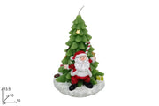 NATALE CANDELA ALBERO C/BABBO 13,5CM 77643 2ESSE