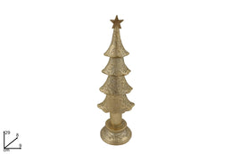 NATALE ALBERO DECORATO 29CM ORO 50403 2ESSE