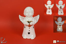 NATALE ANGELO 18CM C/LUCE 61468 2ESSE