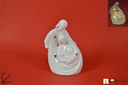 NATALE SANTA FAMIGLIA BIANCA C/LUCE 79028 2ESSE