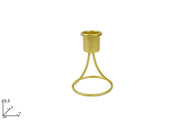 NATALE PORTACANDELE METALLO ORO 76868 2ESSE