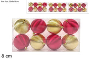 NATAEL PALLE 8CM 8PZ ROSSO ORO NOX 6879 2ESSE