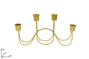 NATALE P.CANDELA ORO 4 POSTI 30X16CM 76820 2ESSE