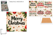 NATALE SOUVENIR QUADRATO BASE SUGHERO 11CM 65746 2ESSE