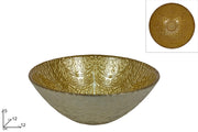 NATALE CIOTOLA VETRO DAMASCO ORO 56587 2ESSE