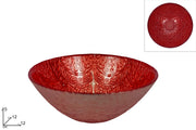 NATALE CIOTOLA VETRO DAMASCO ROSSO 56570 2ESSE