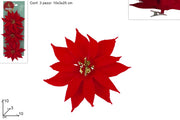 NATALE ROSE C/PINZETTE 3PZ 76131 2ESSE
